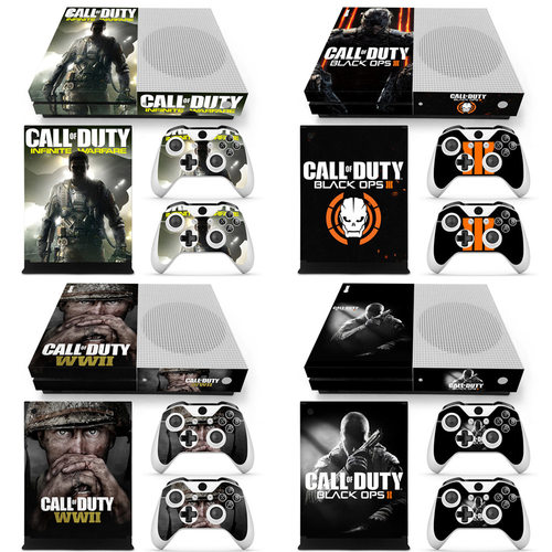 XBOX ONE S贴纸痛机贴磨砂xboxones游戏机贴纸主机动漫call duty