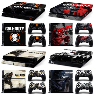 卡通彩贴 Sticker 炫酷 call duty 游戏机贴纸 Skin PS4