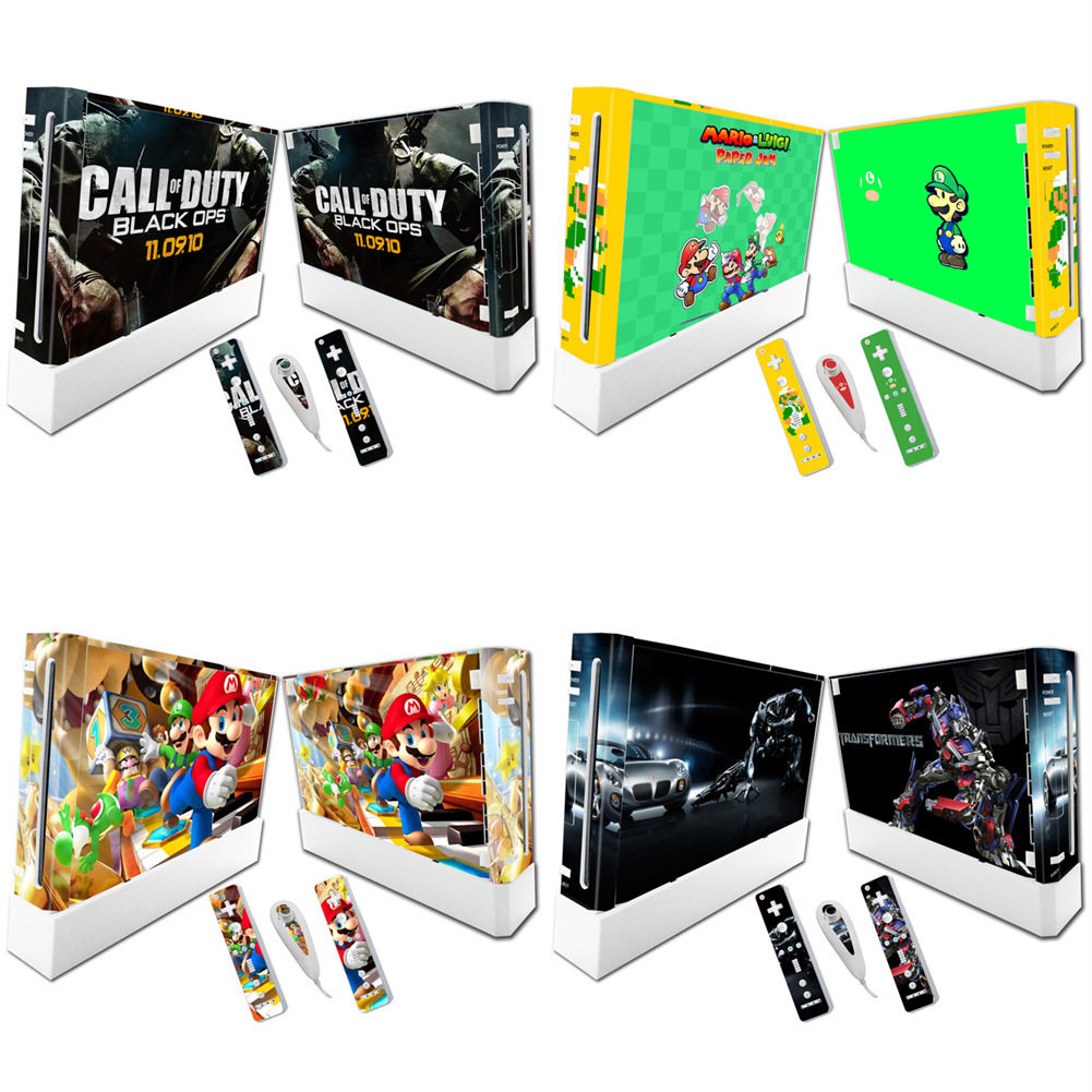 WII 游戏机贴纸 彩膜 卡通膜 保护膜 个性DIY 手柄贴膜