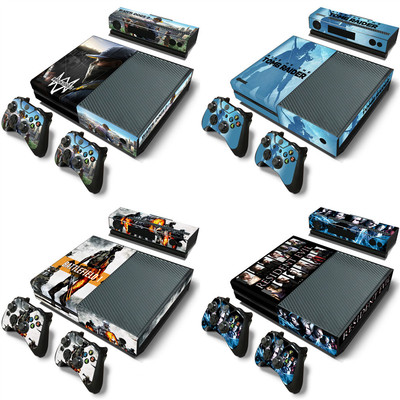 xbox one机身贴纸 游戏机彩贴 Battlefield 1 炫彩卡通膜 彩膜
