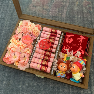星星人泡泡玛特怦然心动diy手办份子钱仪式感首饰盲盒摆件送新娘