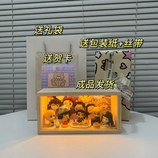 鬼灭之刃手办周边动漫手办带灯周边情人节礼物桌面摆件送男女朋友