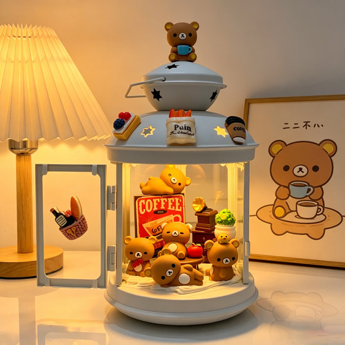 轻松熊卧室床头diy小夜灯可爱