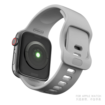 适用iwatch表带硅胶SE苹果手表 4 5 6 7 8 9 10代iwatch9腕带iwatch10海洋Apple watch Ultra表带46mm运动型