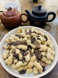 正宗新会陈皮花生酥香脆广东江门新会特产零食带壳小花生500g*3袋