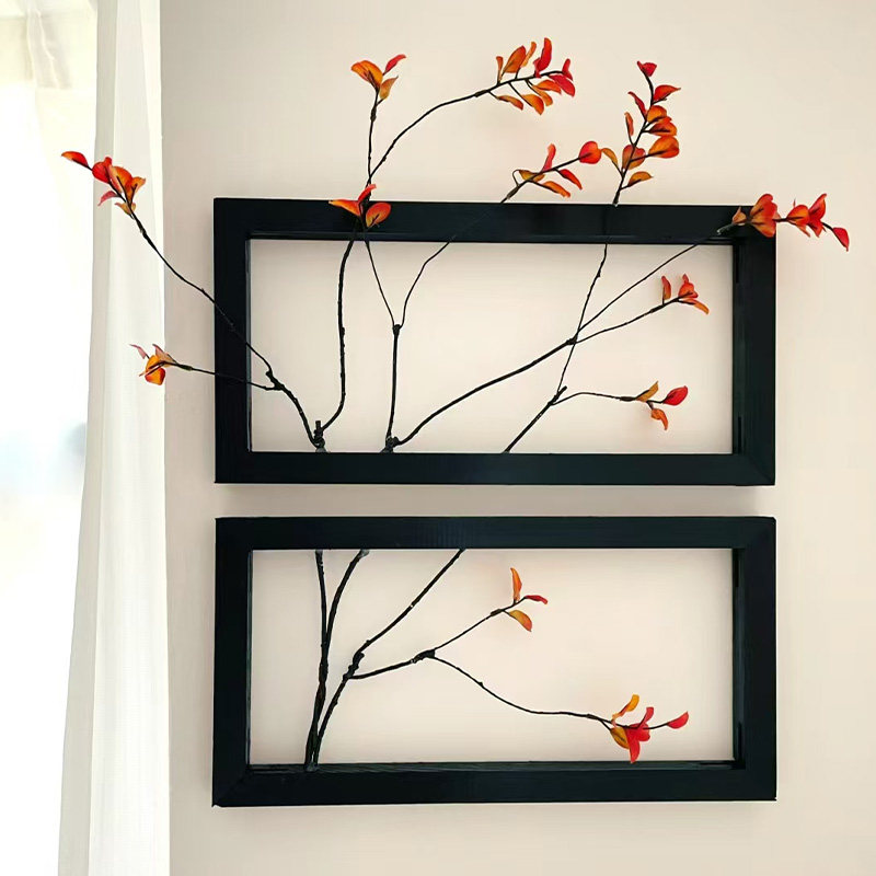 杉琛装饰画框实木树枝画