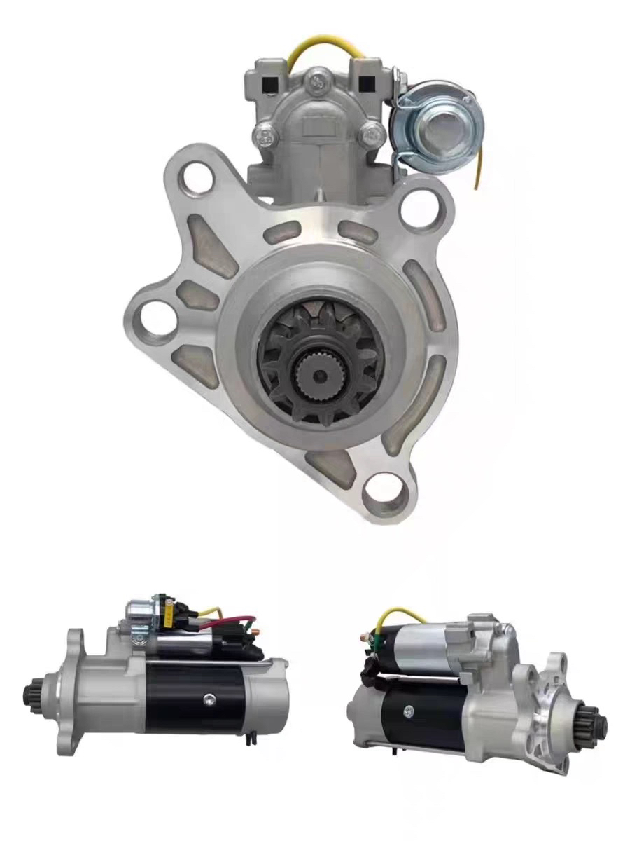 适用于上柴D6114 起动机徐工吊车挖掘机铲车减速启动机马达11齿