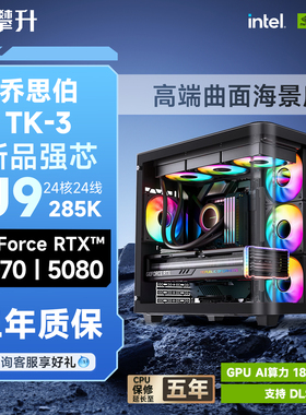 华硕i9升U9 285K台式机RTX5070Ti/5080/5090攀升主机三角洲游戏电竞电脑DIY组装机整机