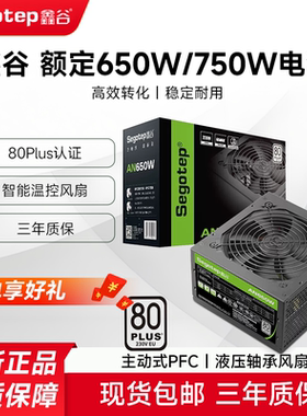 鑫谷（segotep）电源AN650W/550W台式机电源750W电脑主机ATX电源