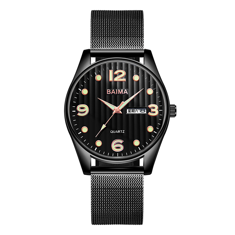 手表男机械表初中学生潮流超薄电子石英表高中运动黑科技防水男表