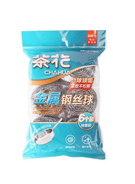 茶花家用厨房清洁钢丝球
