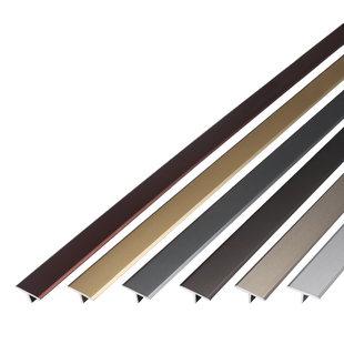 T字型金属铝合金木地板压条收边条装饰t型条大理石门槛压条收口条