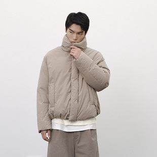 MANUFACTURE 大翻领磁吸扣羽绒夹克