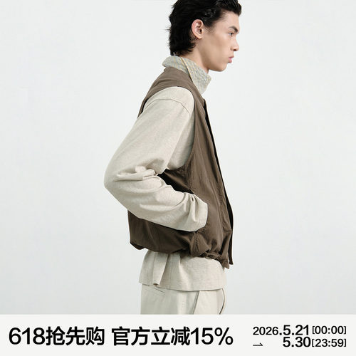 MANUFACTURE 轻量无领马甲