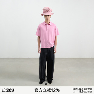 MANUFACTURE 水洗短袖POLO衫