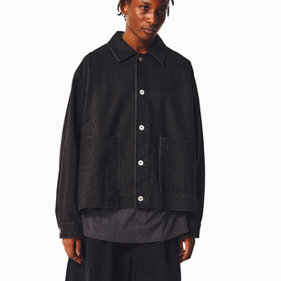 MANUFACTURE 翻领贴袋工装式夹克