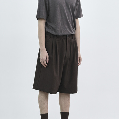 MANUFACTURE 肌理垂感短裤