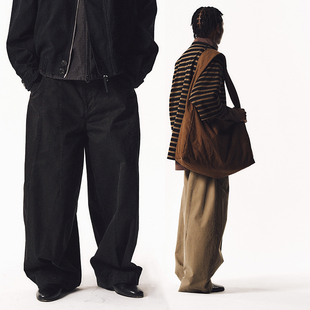 MANUFACTURE 水洗茧型长裤