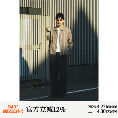 MANUFACTURE 肌理条纹轻薄夹克