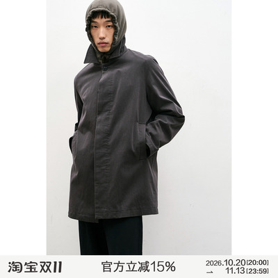 MANUFACTURE暗门襟风衣