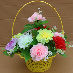 祭祖清明节花扫墓花篮墓碑假花陵园上坟花祭拜花祭祀摆放花祭奠花