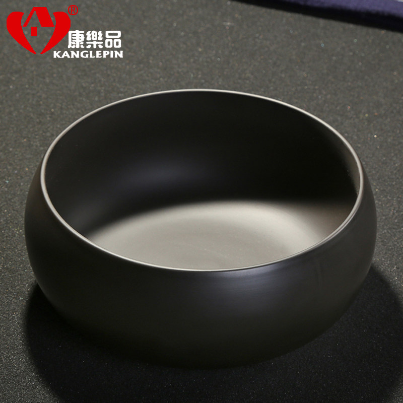 康乐品宜兴紫砂黑泥水洗功夫茶具图片