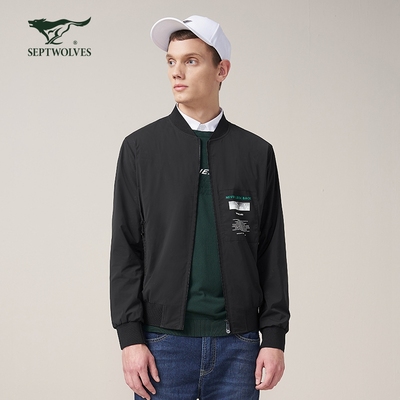 七匹狼夹克外套男士2024新款春秋