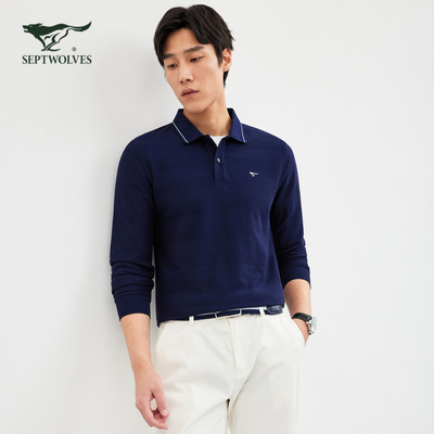 七匹狼长袖t恤男士2026新款春秋