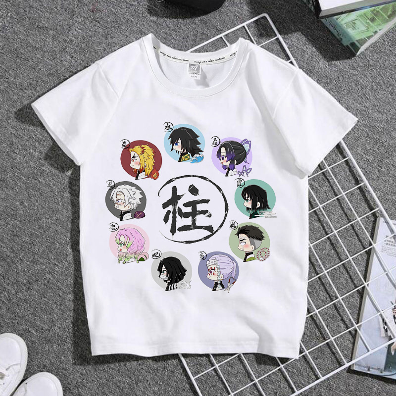 鬼灭之刃二次元卡通童装T恤