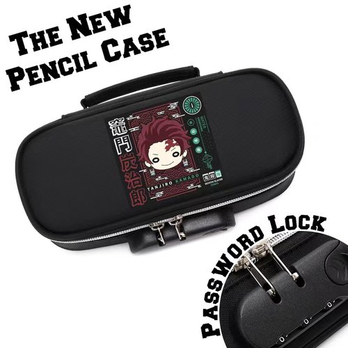 鬼灭之刃密码笔袋伊之助炭治郎善逸文具盒蜜璃蝴蝶忍铅笔盒富冈