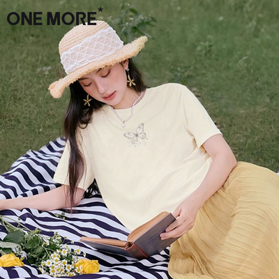 onemore抗菌正肩短袖t恤