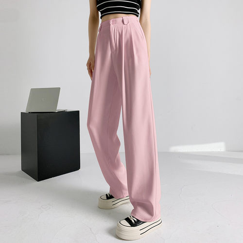 ONEMORE休闲风直筒西装裤