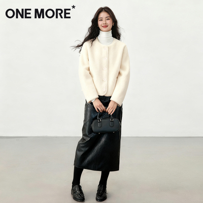 onemore摇粒绒小香风外套