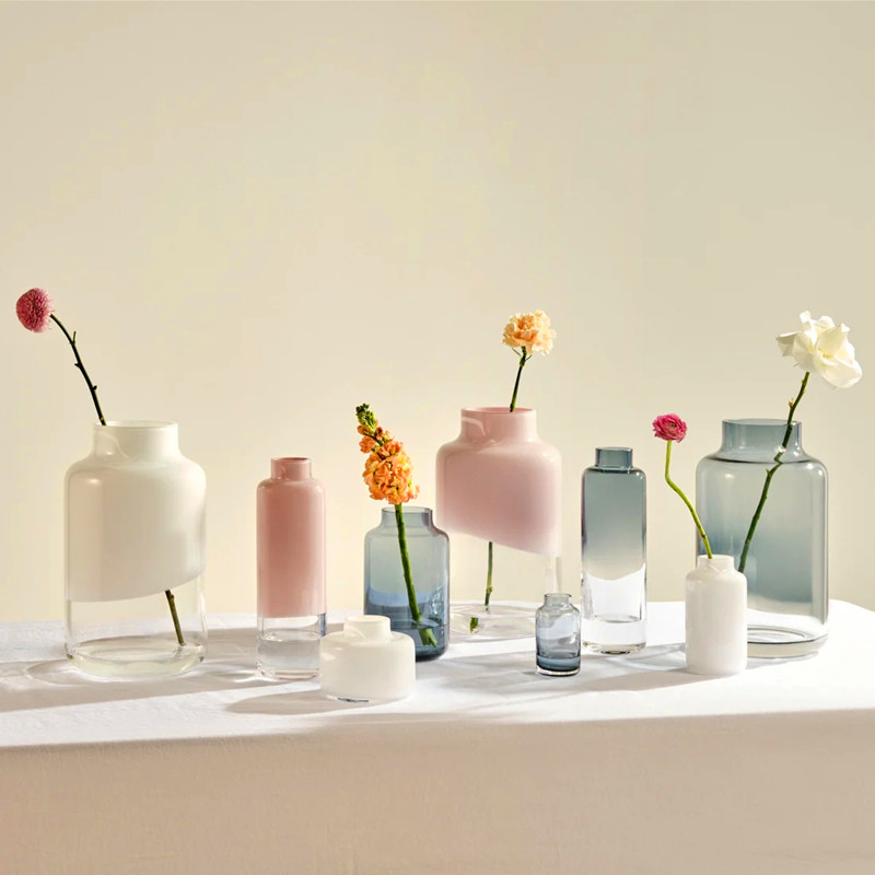 NUDE进口Magnolia水晶玻璃欧式简约花瓶客厅餐桌摆件富贵竹插花瓶,家居饰品,花瓶,淘宝优惠券,粉丝福利购,淘宝优惠卷