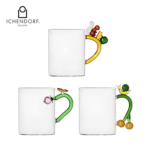 进口意大利创意玻璃马克水杯