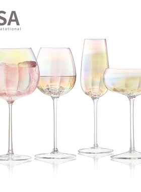 特价清仓瑕疵  英国LSA 高脚杯红酒杯葡萄酒杯渐变香槟杯水杯花瓶