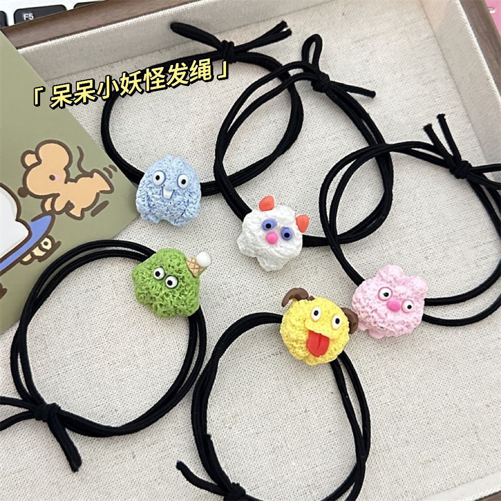 搞怪发绳高弹力扎头绳情侣皮筋