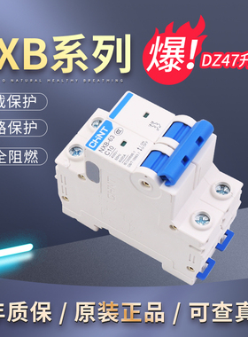 正泰断路器空气开关2P家用电闸三相3P4P1P匹空开NXB-63A16A32A40A