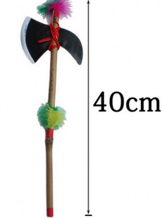 印第安人野人武器 原始人武器 演出兵器 野人长矛 石斧