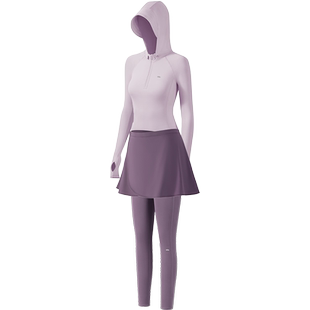 蕉下防晒潜水服漂流速干衣透气浮潜冲浪长袖保守女连体泳衣水母衣