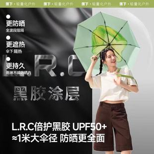 五折 三折 蕉下果趣系列黑膠防曬傘