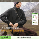 立领气绒服保暖似羽绒上衣飞行员夹克外套秋冬季 蕉下男士 休闲棉服