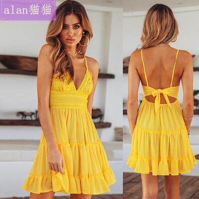 Fashion summer clothes women dresses lady casual sexy dress