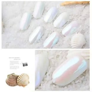 colors Aurora Pearl Powder Nail Nails Chrome