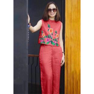 Sleeveless Southeast Printed Casual Comfortable Asia Fashion