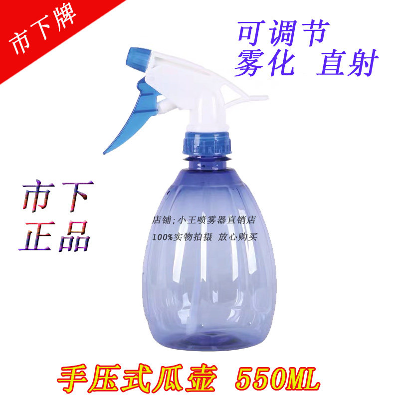 市下瓜型小喷水壶园艺家用洒水壶气压式喷雾器小型550ML浇花喷壶