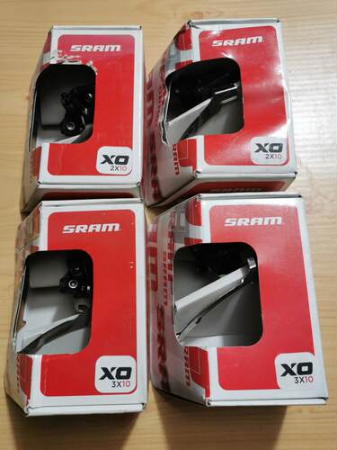 Sram速联X0前拨10 20 30速2X10 3X10 平推下摆前拨上下双拉变速器