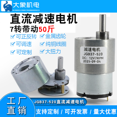 直流减速电机大扭力小型