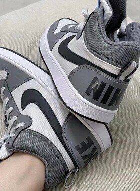 Nike/耐克 COURT BOROUGH MID 女子复古中帮运动板鞋 839977-009