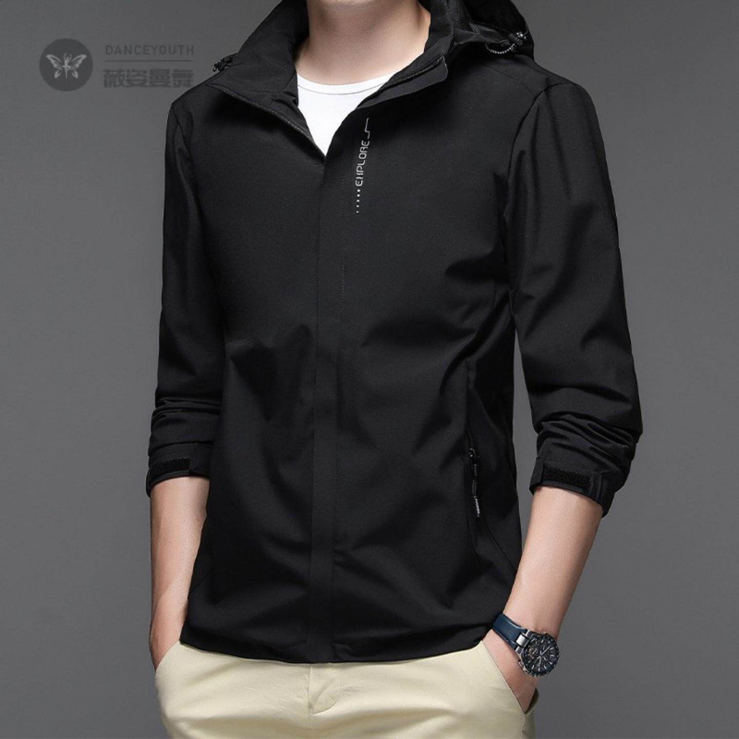 6266款户外冲锋衣男春秋季女士单层外套秋季薄款夹克运动风衣6268